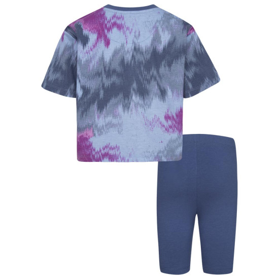 Nike Παιδικό σετ Boxy Tee & Bike Shorts Set Nike Παιδικό σετ Boxy Tee & Bike Shorts Set